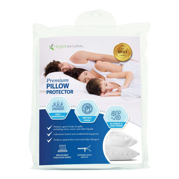 Premium Standard Size Bed Bug Pillow Cover 2pk 21