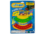 Wind-Up Toy Train with Track Set Pack of 24