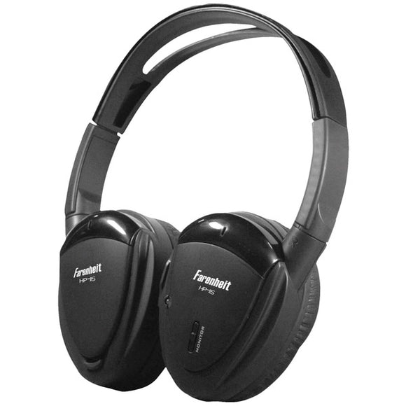 1-Channel Wireless IR Headphones for Power Acoustik(R) Mobile A/V Systems