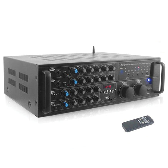 2,000-Watt Bluetooth(R) Stereo Mixer Karaoke Amp