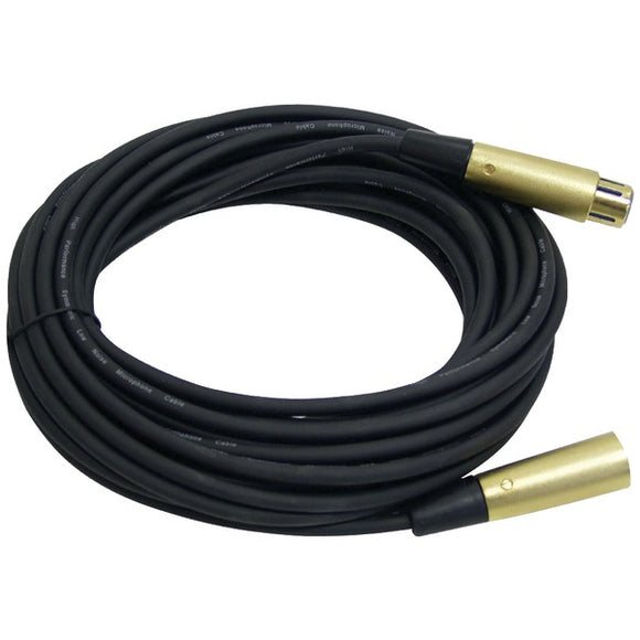 XLR Microphone Cable, 30ft (Symmetric XLR Female to XLR Male)