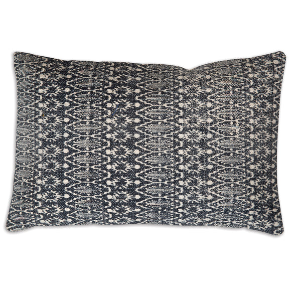 Zara Block Print Lumbar Pillow