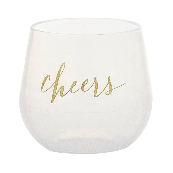 Cheers Silicone Wine Cups by Silipint (14 oz. Wine Glasses)