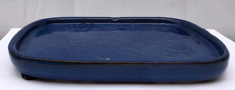 Blue Ceramic Humidity / Drip Tray - Rectangle<br>8.0
