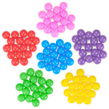 100 Jumbo 3"" Multi-Colored Soft Ball Pit Balls w/Mesh Case""