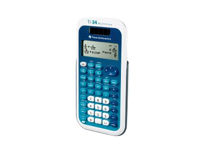 PACK OF 2 - TEXAS TI-34MV 4-LINE DUAL PWR FRACTION CALC