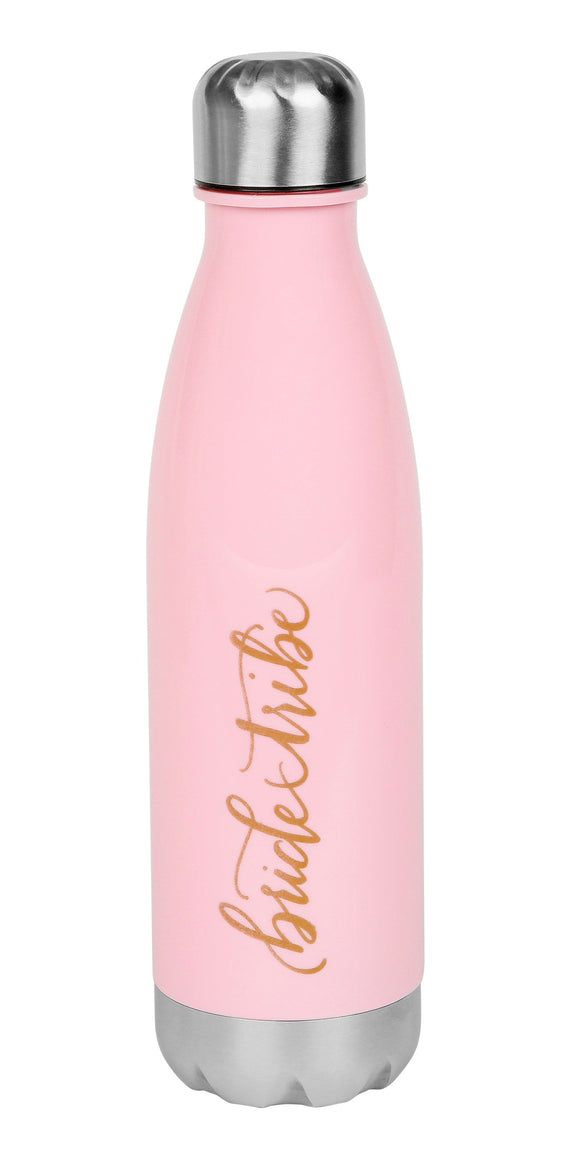 17 oz. Bride Tribe Water Bottle (Light Pink)