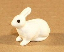 Ceramic Rabbit Figurine - 1.0"
