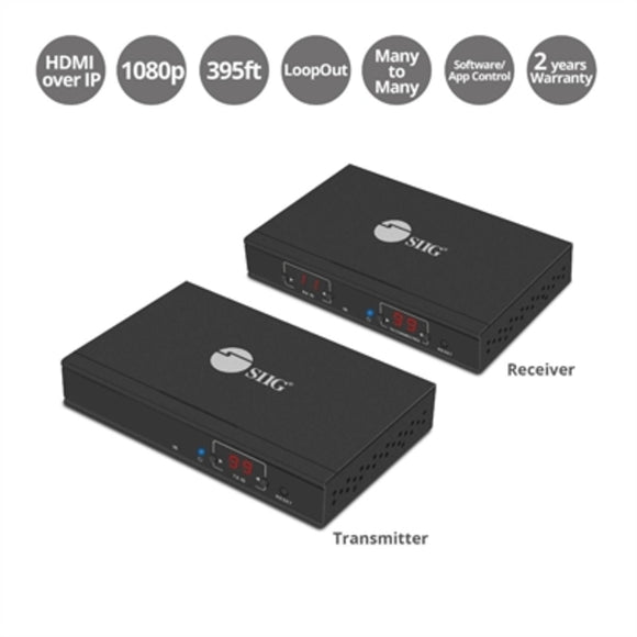 1080p HDMI Over IP Extender with IR - Kit