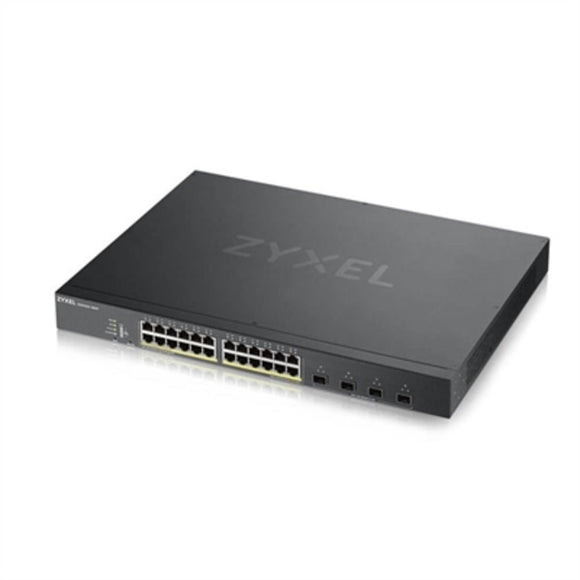 ZYXEL 24-port GbE Smart Managed PoE Switch with 4 SFP+ Uplink