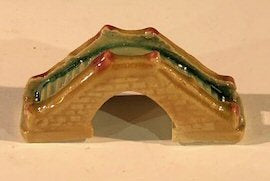 Miniature Ceramic Bridge Figurine <br>1"