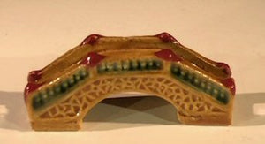 Miniature Ceramic Bridge Figurine <br>1.5""