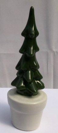 Miniature Ceramic Figurine<br>Christmas Tree - 6