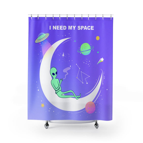 Alien I Need My Space Shower Curtains 71