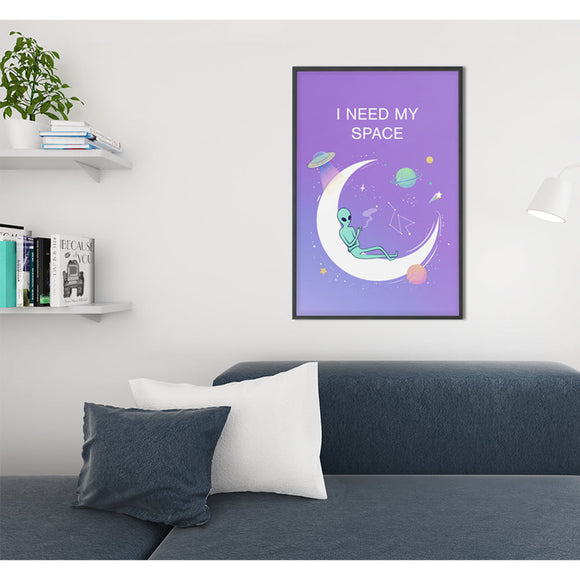 Alien I Need My Space Premium Matte vertical posters 12″ × 18″