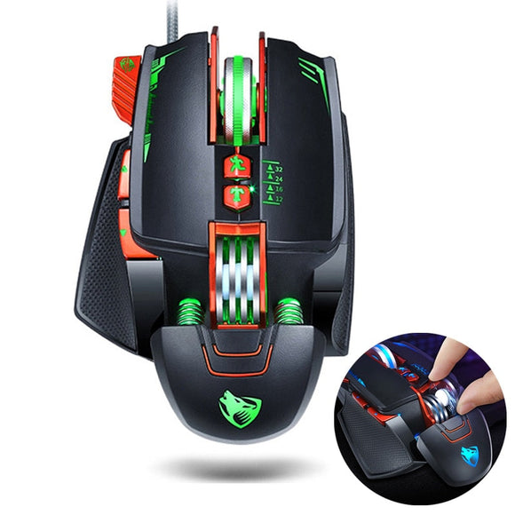 8 buttons dpi adjustable led pro gaming mouse