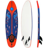 6' Surf Foamie Boards Surfing Beach Surfboard-Red