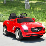 New Red Mercedes Benz sls r/c Mp3 Kids Ride on Car Electric Battery Toy-Red