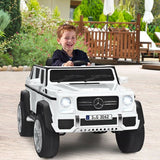 12V Licensed Mercedes-Benz Kids Ride On Car-White