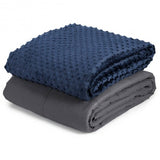 10 lbs Removable Super Weighted Blanket with Glass Bead