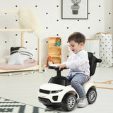 Honey Joy 3 in 1 Ride on Push Car Toddler Stroller Sliding Car with Music-White