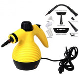 1050W Multi-Purpose Handheld Pressurized Steam Cleaner-Yellow