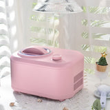 1.1 QT Ice Cream Maker Automatic Frozen Dessert Machine with Spoon-Pink