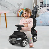 3 in 1 Kids Ride On Push Car Stroller-Black