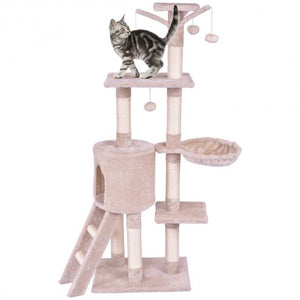 56" Condo Scratching Posts Ladder Cat Play Tree