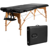Portable Adjustable Facial Spa Bed  with Carry Case-Black