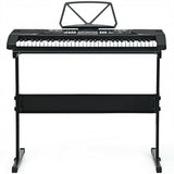 61-Key Electronic Keyboard Piano Starter Set with Stand Bench and Headphones