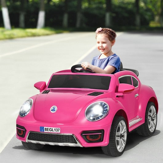 Kids Electric Ride On Car Battery Powered -Pink
