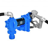 Gasoline Fuel Transfer Pump 12 Volt DC 20GPM Gas Diesel Kerosene Nozzle Kit