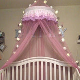 Elegant Lace Princess Round Dome Bedding Net