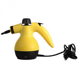 1050W Multi-Purpose Handheld Pressurized Steam Cleaner-Yellow