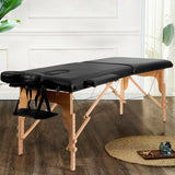 Portable Adjustable Facial Spa Bed  with Carry Case-Black