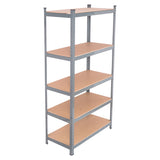 71" Heavy Duty Steel Adjustable 5 Level Storage Shelves