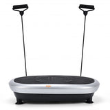 Mini Vibration Body Fitness Platform with Loop Bands-Silver
