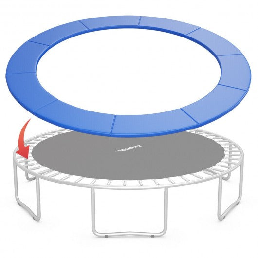 12FT Trampoline Replacement Safety Pad Bounce Frame-Blue