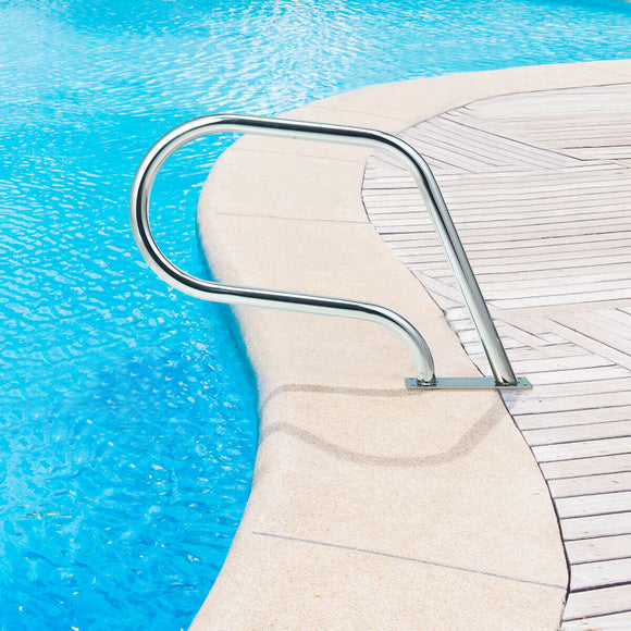 Stainless Steel Swimming Pool Hand Rail with Base Plate