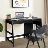 47.5" Modern Home Computer Desk with 2 Storage Drawers-Black