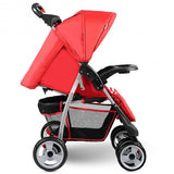 Foldable Baby Kids Travel Stroller Newborn Infant Buggy Pushchair Child 3 color-Red