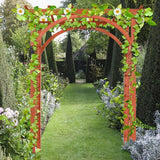 Garden Archway Arch Lattice Trellis Pergola for Climbing Plants and Outdoor Wedding Bridal Decor