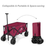 Collapsible Outdoor Utility Garden Trolley Folding Wagon