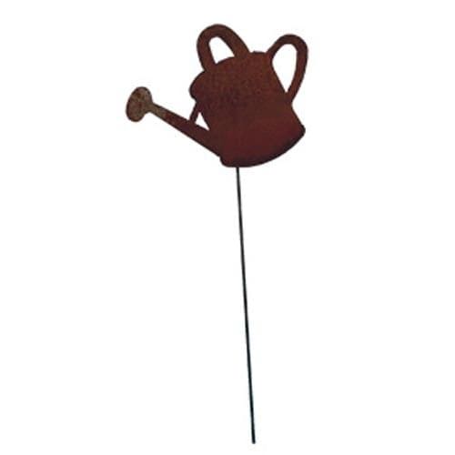 Watering Can - Rusted Garden Stake