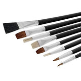 15pc Artist Paint Brush Set, all Purpose Oil, Watercolor, and Acrylic Paints- Pack of 10