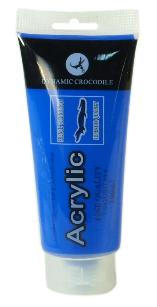 Blue Acrylic Paint Large 200 ml Tube Artists' Paint- Pack of 5