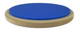 10in Drum Pad Practice Drum Set Accessories Colorful Drum Mute Pads -Round, Blue