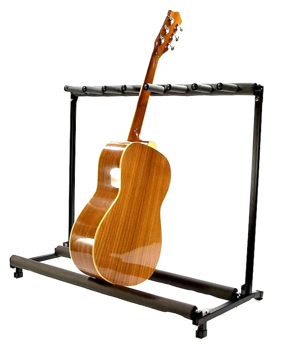 Zenison 7 Guitar Stand Multiple Instrument Display Rack Folding Padded Organizer